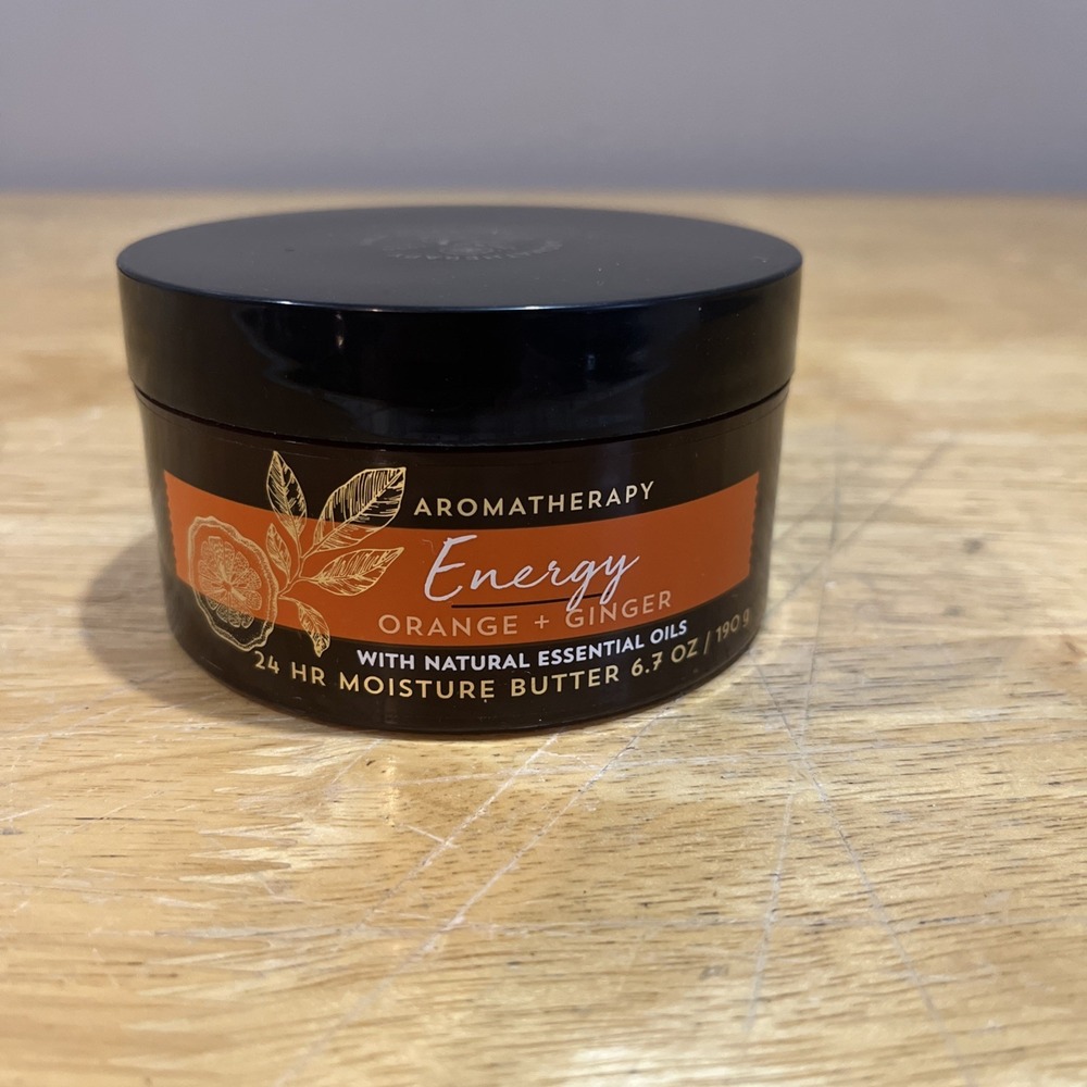 1 Bath & Body Works Aromatherapy Body Butter Energy Orange‎ + Ginger 6.7 oz Rare